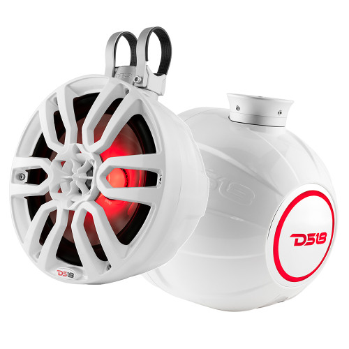 DS18 - HYDRO 6.5" Compact Wakeboard Pod Tower - With RGB Light, 300W