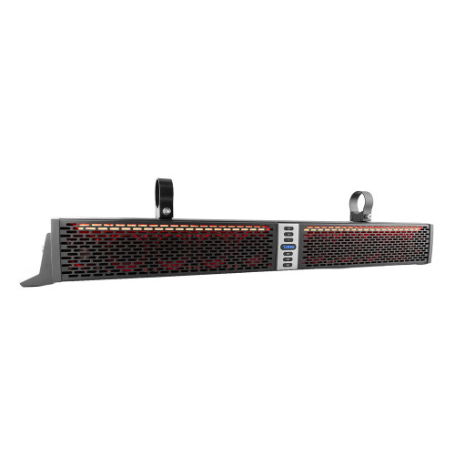 DS18 - HYDRO 35" Amplified 2-Way Sound Bar Speaker System - With Bluetooth RGB LED Lights, 800W, Waterproof