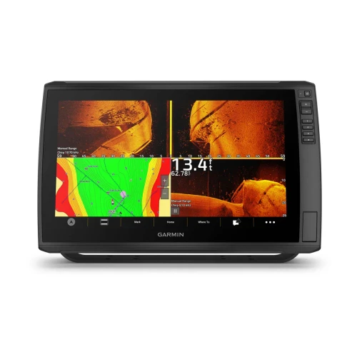Garmin ECHOMAP Ultra 2 Chartplotter/Fishfinder Combo, LiveScope Support, SideVü Sonar, ClearVü Sonar, Multi-Band GPS, Wi-Fi Networking, NMEA 2000