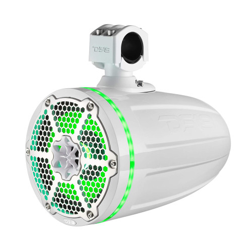 DS18 - Hydro 6.5" Neodymium Wakeboard Speakers - With 1" Driver & RGB LED Lights, 450W