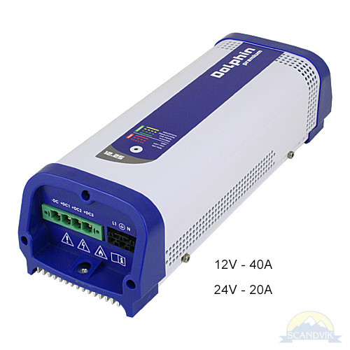 SCANDVIK - Dolphin Premium Battery Charger - 110VAC