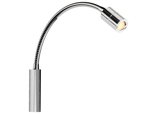 Cantalupi - Linda Wall Adjustable Reading Light - 10/30V DC, 1.5W, 3000K, IP40, Chromed