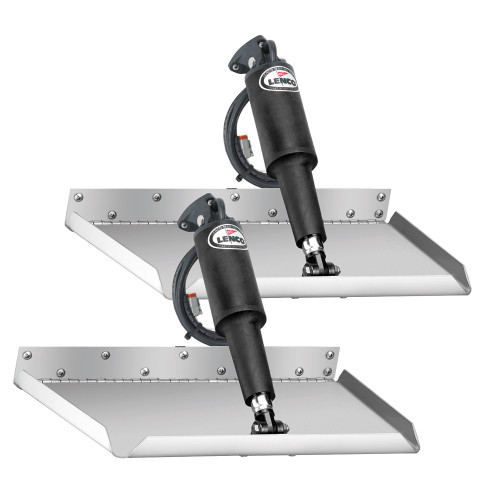 Lenco Marine - 12" x 9" Trim Tab Kit - Edge Mount, Without Switch, 12V - Apollo Lighting
