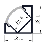 Apollo 6.5FT (2M) Angular Track with Frosted PC