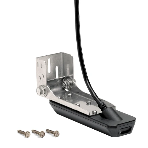 Humminbird - MEGA DI+ Dual Spectrum CHIRP Transom Mount Transducer - With Temp, for SOLIX MEGA DI