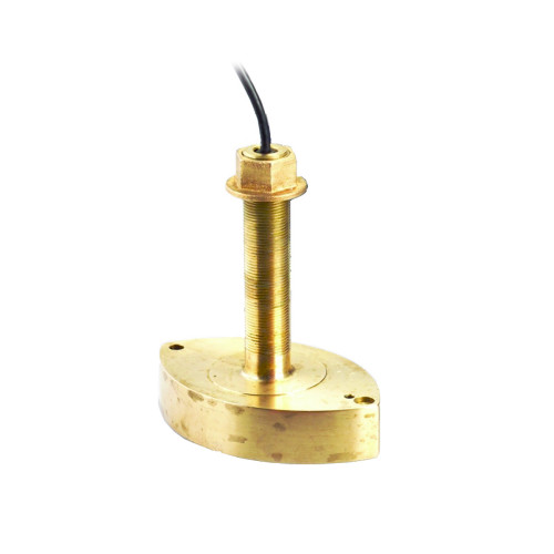 Humminbird - Bronze Thru-Hull Transducer - 83/200 kHz
