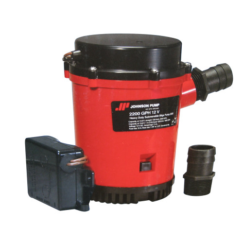 Johnson Pump - 2200 GPH Ultima Combo Auto Bilge Pump - 12V - Apollo Lighting
