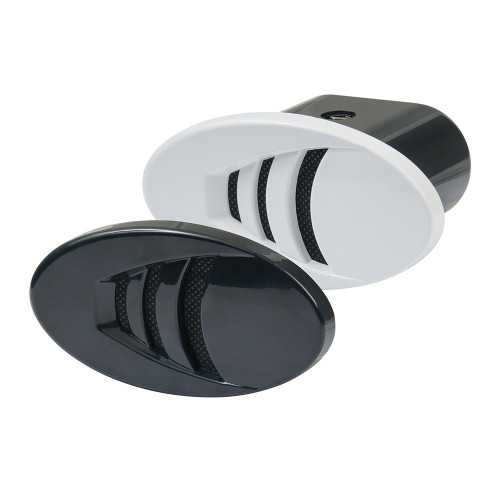 Marinco - Drop-In "H" Horn - 12V, Black & White Grills