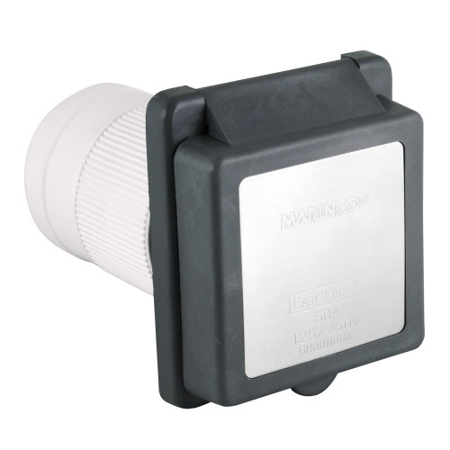 Marinco - Connector Inlet - With Enclosure, 50A, 125/250V