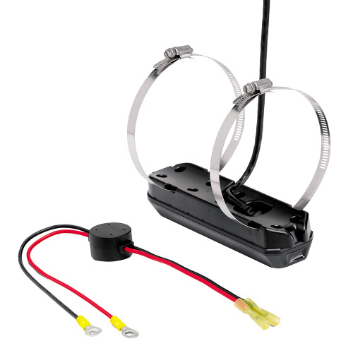 Humminbird - Dual Spectrum CHIRP Trolling Motor Transducer - With Temp, For HELIX