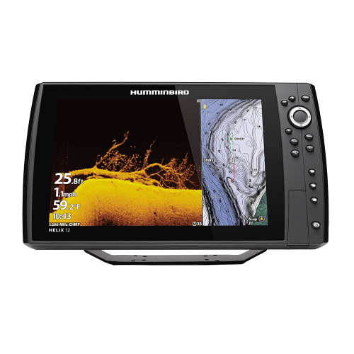 Humminbird - HELIX 12 CHIRP MEGA DI+ GPS Sonar Display