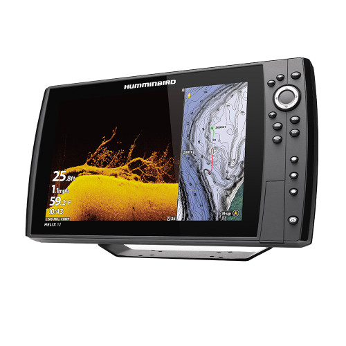 Humminbird - HELIX 12 CHIRP MEGA DI+ GPS Sonar Display