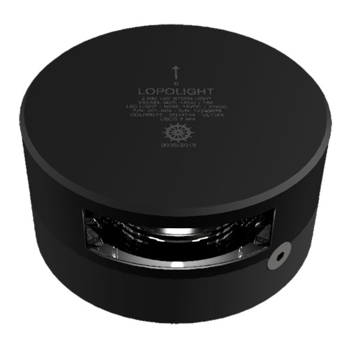 Lopolight - Stern Light - 2NM, Horizontal Mount, White - Apollo Lighting