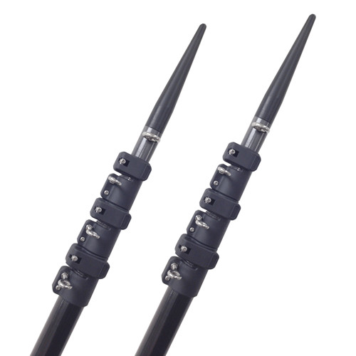 Lee's Tackle - Telescoping Carbon Fiber 16' Outrigger Poles - For Sidewinder Mount