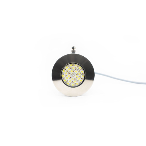 UWL - QTS 100 Low Voltage Underwater Light - Titanium, Flush Mount