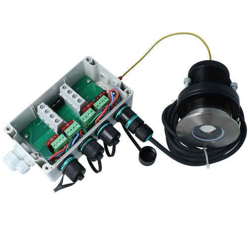 UWL - QTS 100 Low Voltage Underwater Light - Titanium, Flush Mount