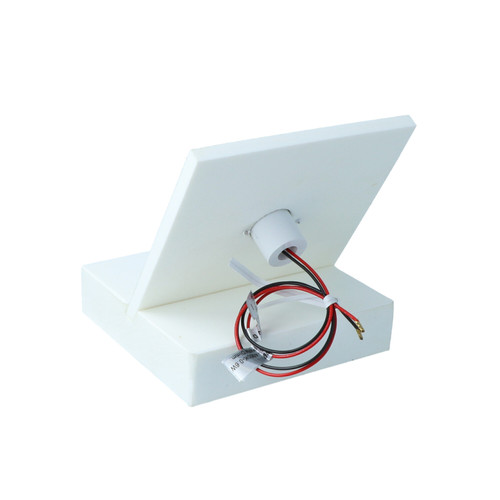 Futura - LED Square Courtesy Light - Chrome, 10-30V DC, 3000K, 12lm, IP65