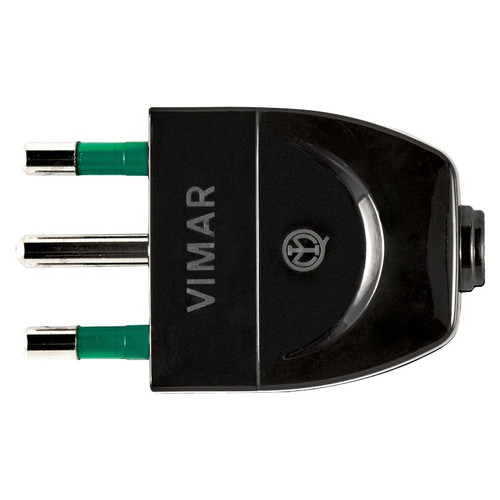 Vimar Supernova S17 2P+E Axial Plug, 16A, 250V, IP20