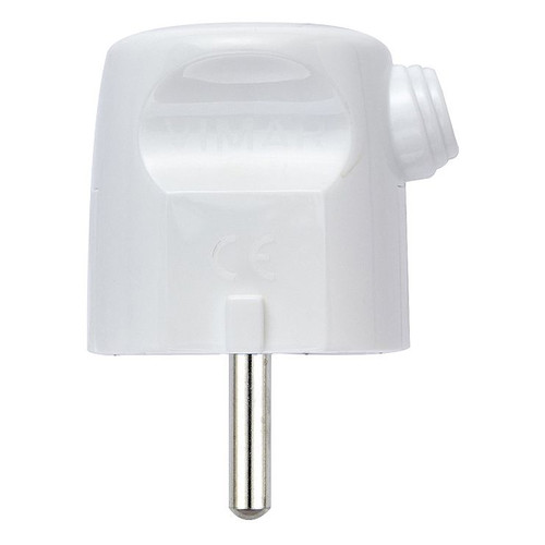 Vimar Supernova S31 German/French 2P+E Plug, 16A, 250V, 90 Degree Cable Entry, IP20