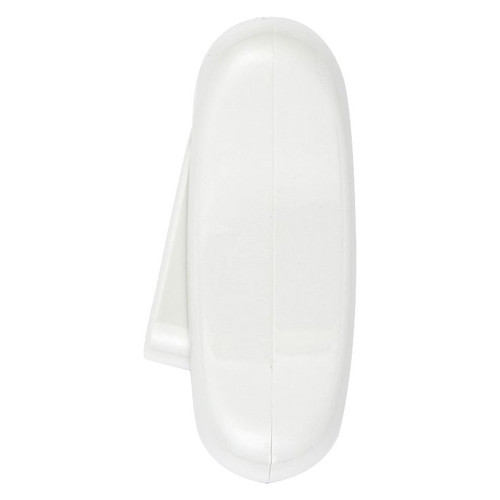 Vimar Line-End Pushbutton, For Flat Cable, 1P NO, 2[16]A, 250V, White