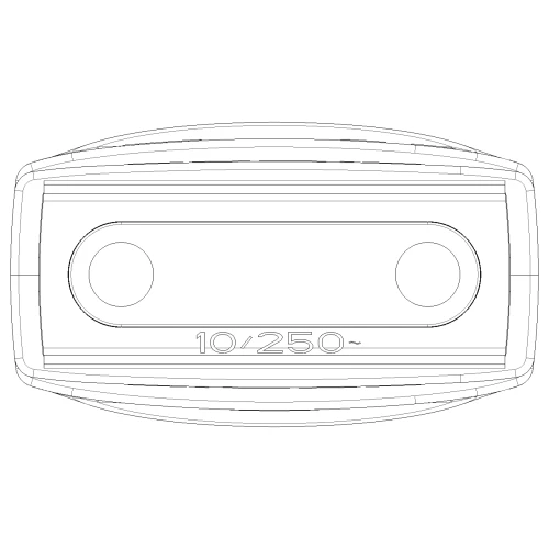 Vimar Supernova Series 2P 10A S10 Axial Plug, 250V, SICURY
