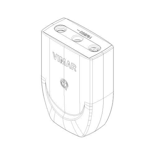 Vimar Supernova 2P+E 16A P17 Axial Outlet, 250V, IP20, Screwed Terminal