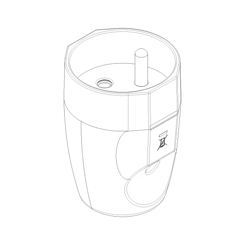 Vimar Supernova 2P+E French Axial Socket Outlet, 16A, 250V, IP20, Screw Terminal, Halogen-Free
