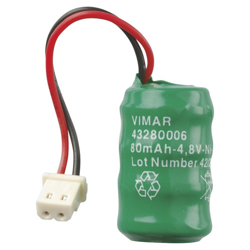 Vimar Torch Battery, For Eikon Arké Plana Idea, Ni-MH 4.8V 80mAh