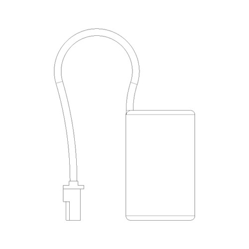 Vimar Torch Battery, For Eikon Arké Plana Idea, Ni-MH 4.8V 80mAh