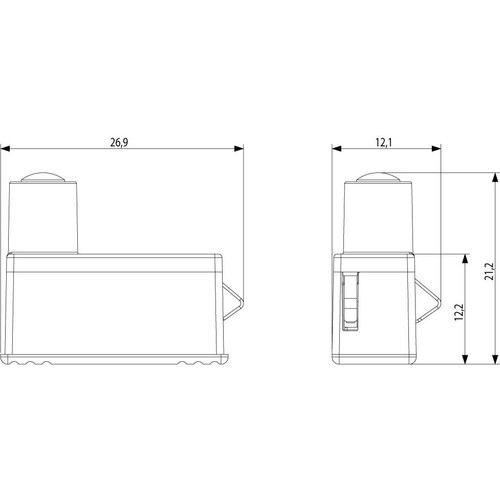 Vimar Pre-Wired LED Signalling Unit, 110-250V 50/60Hz, 0.5W, Amber Light - Apollo Lighting