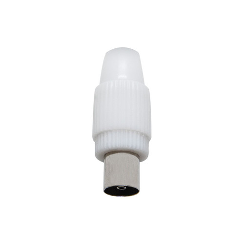 Vimar Coaxial TV-RD-SAT Female Axial Connector, RG59, 75 Ohm - Apollo Lighting