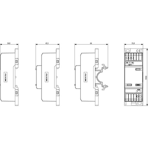 Vimar - Relay Actuator - 16A, 120-230V - Apollo Lighting