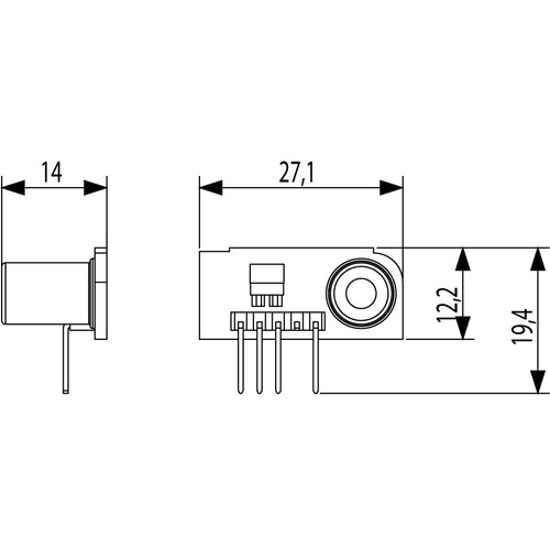Vimar LPG Detector Replacement Sensor, For Gas Stop GPL 01895, 90 x 146 mm