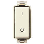 Vimar 8000 Series 2-Pole 1-Way Rocker Switch, 16AX, 250V, IP40 - Apollo Lighting