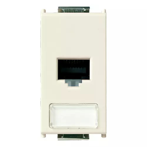 Vimar - 8000 Series - RJ45 Cat6 Netsafe UTP 110 Outlet - Apollo Lighting