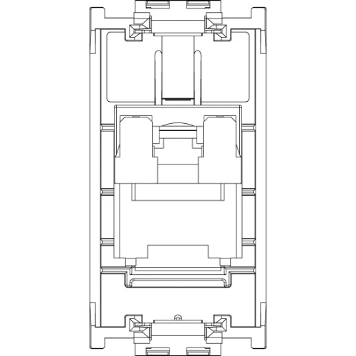 Vimar 8000 Series RJ45 Netsafe Outlet, T568A/B Universal Wiring