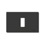 Vimar 8000 1-Module Cover Plate, for 3-Module Flush Mounting Boxes, Snap-Fix