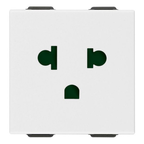 Vimar - Neve Up Series - 2P+E 16A USA+EU SICURY Outlet - White - Apollo Lighting