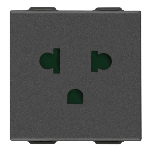 Vimar Neve Up 2P+E 16A USA+EU SICURY Outlet, 250V, Flush Mount