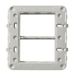 Vimar Neve Up 6-Module (3+3) Mounting Frame, For 09996 Flush-Mount Box, With Screws - Apollo Lighting
