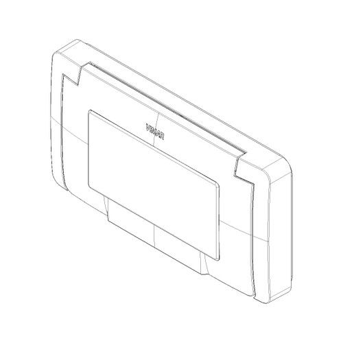 Vimar NEVE UP IP55 4-Module Cover, With Screws