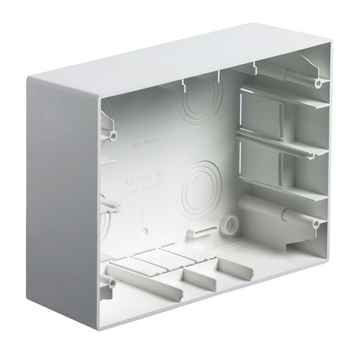 Vimar 12-14 Modules Surface Mounting Box, For Idea, Eikon and Plana - Apollo Lighting