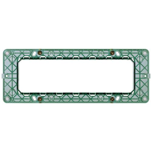 Vimar Plana 7-Module Mounting Frame, For 6/7-Module Boxes, Flush-Mount, With Screws