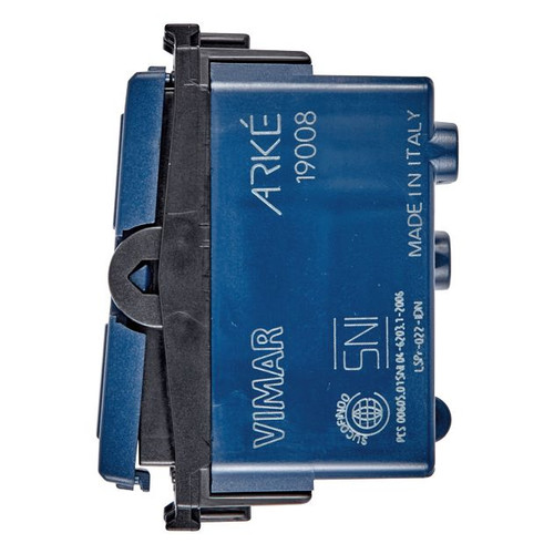 Vimar ARKÉ 1P NO Push Button Mechanism, 10A 250V, Illuminable, IP40