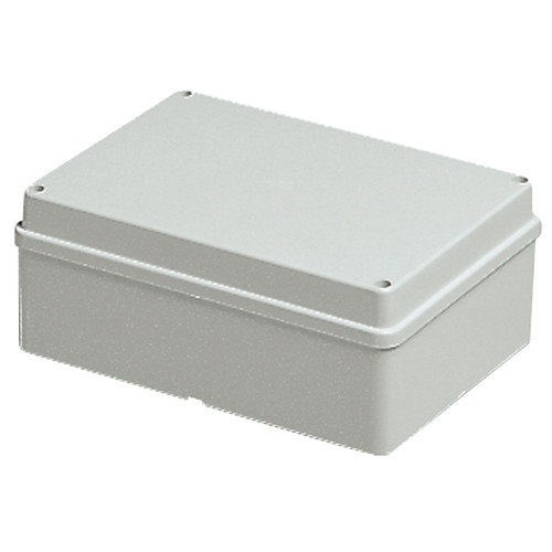 Vimar Surface-Mount Junction Box, IP56, 240x190x90mm, Undrilled Walls, Blind Cover, Stainless Steel Screws, 450V Insulation Voltage