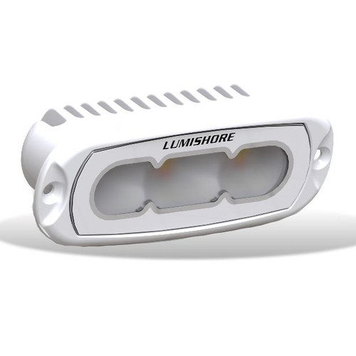 Lumishore - LUX 4" Flood Light - White 10/31V, 5500K, 2,300 Lumens, Flush Mount