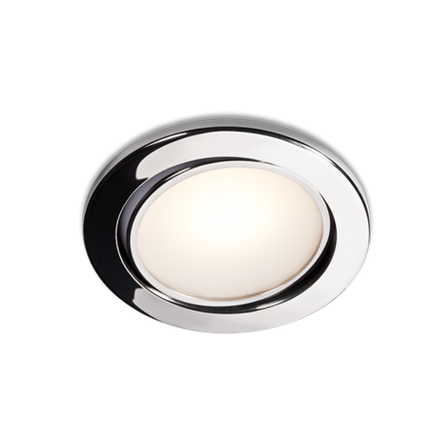 BCM - Phoenix 85 Downlight - White, Red/3000K Warm White, Spring Mount, 8-32VDC, 2W