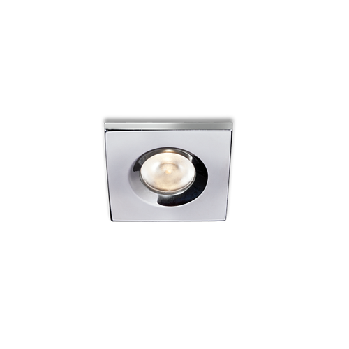 BCM - Sarasota 40 Downlight - Polished Stainless Steel, 1.5W, Screw Mount, Red LED, 8-32V, IP66