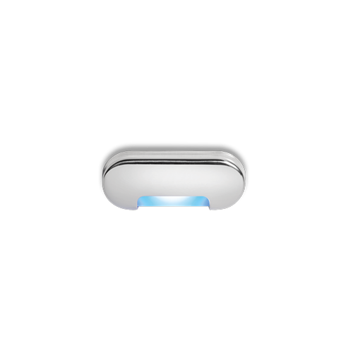 BCM - Dallas 1L 40 Mono Light Courtesy Light - Polished Stainless Steel, 2700K, IP66, 8-32VDC