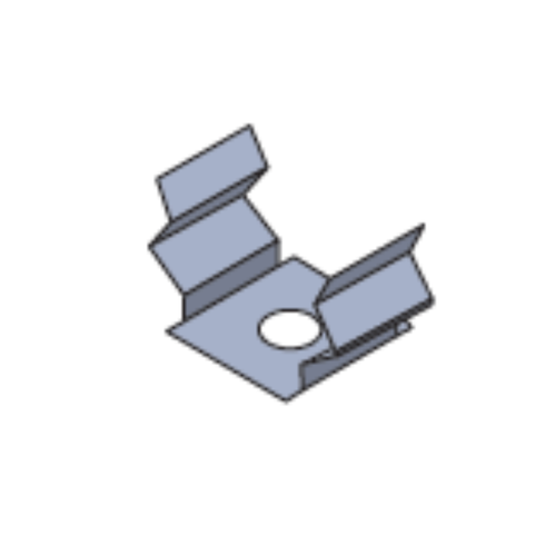 BCM - Spring Mounting Clip - For 5407 Wave Neonflex Side Small